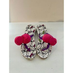 Hello Kitty Wedge Flip-flop, Kids size 4.5